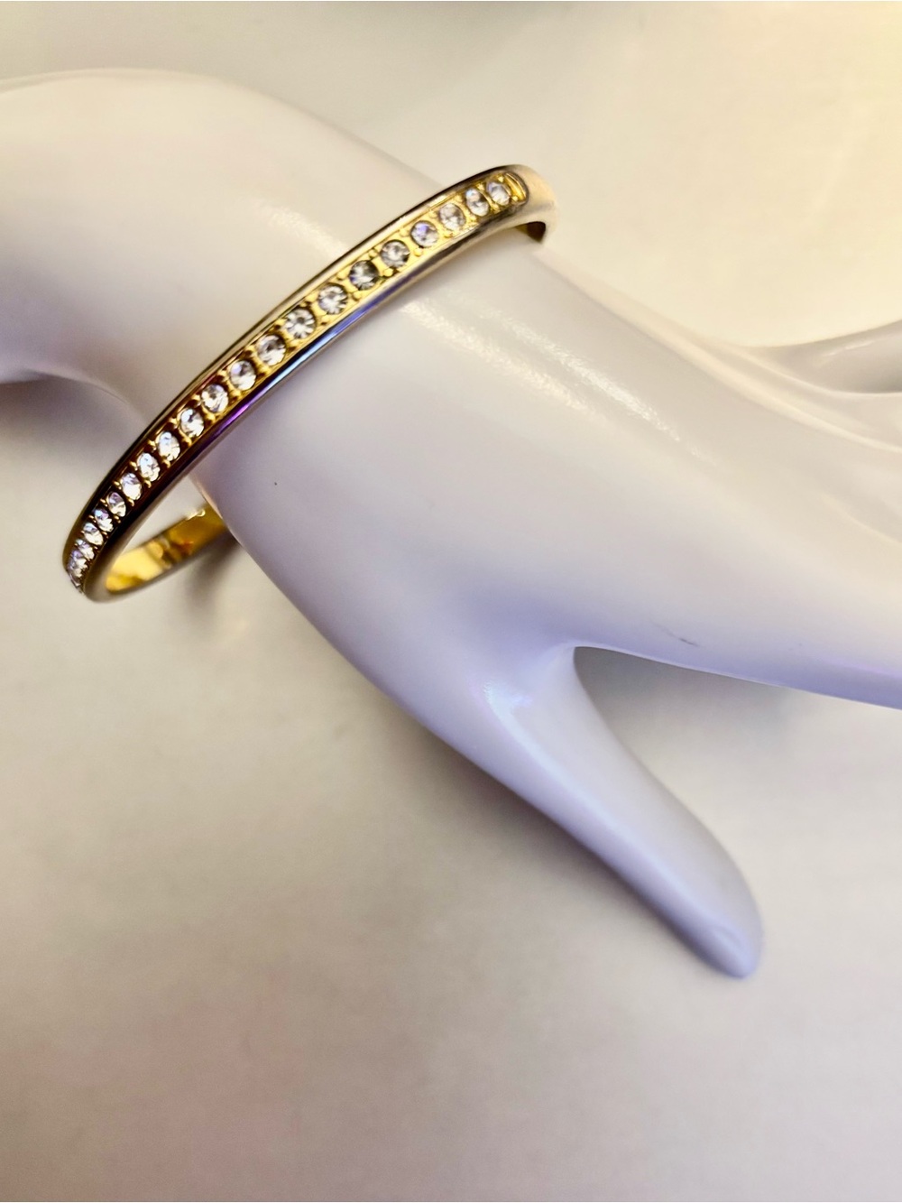 Monet signed Rhinestone Bangle